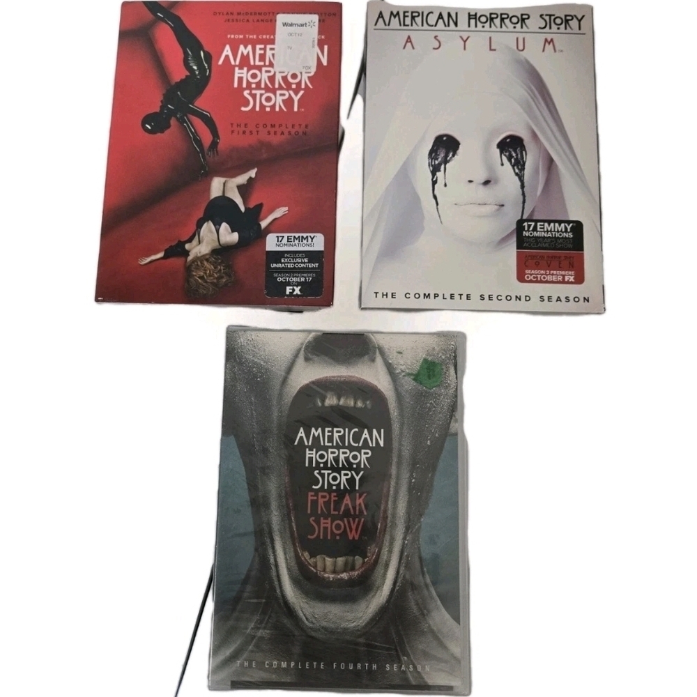 American Horror Story Bundle Seasons 1, 2 And 4 - Freak Show Factory Sealed - Picture 2 of 12